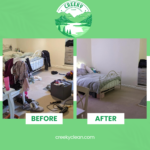 Before and After house cleaning